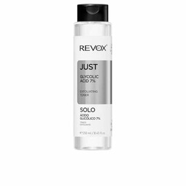 REVOX B77 - Just Glycolic Acid 7%, 250 ml, Tónico Facial Exfoliante para Rostro y Cuello, Exfolia, Ilumina y Mejora la Textura de la Piel, Calma y Ali