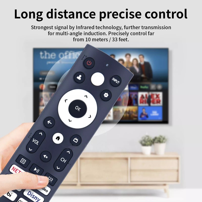 For Hisense IR Remote for Hisense Google TV 43A65K 50A65K