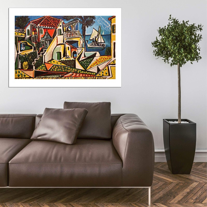 Spiffing Prints Pablo Picasso - Mediterranean Landscape - Large -