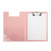 A5 Binder, Clipboard Folder, Clip File, Bi-Fold, PU Leather, Lightweight,