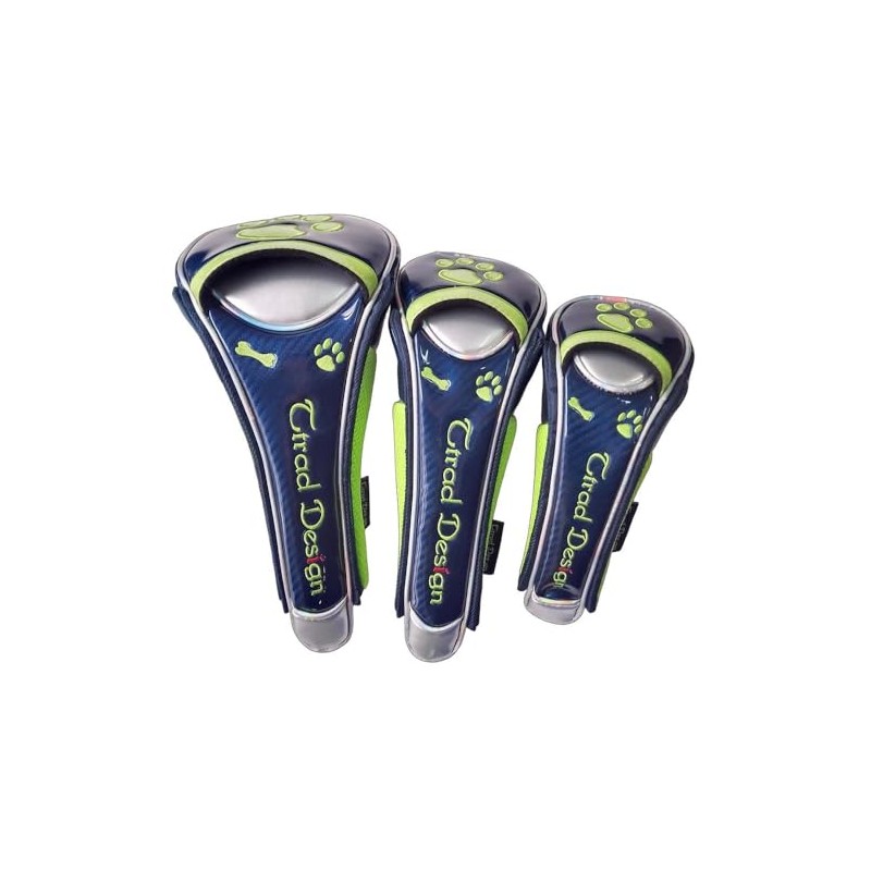 Golf SAHC731D Driver Magnetic Headcover (Navy/Green)