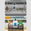 Kailecc Stainless Steel Kitchen Sink Organizer, Sink Caddy with Auto