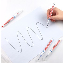 YLYDMY Pack of 10 deep hole markers, drill hole markers, slotted hole markers, marking pen, hole marker (black)