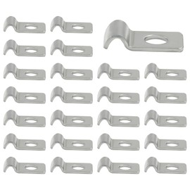 Cjueiom One Hole Pipe Strap Ø 8 mm / 5/16 Inch, 304 Stainless Steel Pipe Mounting Brackets, Pipe Clips for Conduits & Cable, 25Pcs