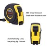 16Ft/5m Measuring Tape, Retractable Metric and Inches Steel Blade Tape