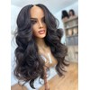 Enivuoso Body Wavy Black V Part Wig Upgrade U Part