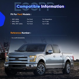 ECCPP Lift Supports Front Hood Struts Gas Springs for Ford Expedition 1997-2006 for Ford for F-150 1997-2004 for Ford for F-150 Heritage 2004 for Ford for F-250 1995 1997-2004