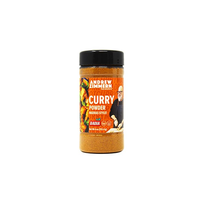 Badia Andrew Zimmern Curry Powder Madras Style, 4 oz -