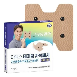 아텍스테이핑자석패치허리H형10매 Atex Taping Magnetic Patch Waist H-Type 10 Sheets