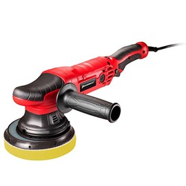 Powerbuilt 240053 7 Amp 6-inch DA Orbital Long Throw Polisher - with Electronic Speed Control Forced Rotation and Constant Speed Regardless of Pad Pressure, 6 Speed Settings 5000 OPM Max, Soft Start