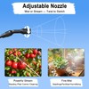 Battery Powered Sprayer 1 Gallon,Rechargeable Electric Pump Sprayer with Adjustable
