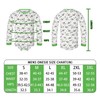 Landofgenie Mens Onesie Long Sleeve Bodysuit One Piece Pajamas Snap