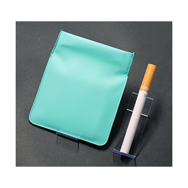 Portable Ashtray, Stylish, Pocket Ashtray, Small Pocket, Regular Size, 1 Solid Green (Medicine Pill Case, Coin Purse, Made in Japan)