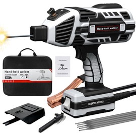 YesRight Welding Machine Handheld 110V 120Amp Portable ARC Welder Gun Hand Held Welder Machine with IGBT Inverter 5 Variable Current Adjustment for 1/16''-1/8'' Welding Rods