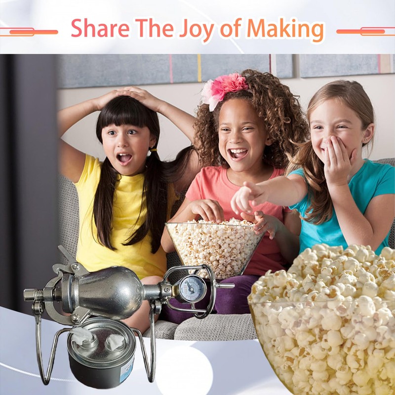 280ml Chinese Popcorn Machine, Hand Chinese Popcorn Maker, Chinese Popcorn