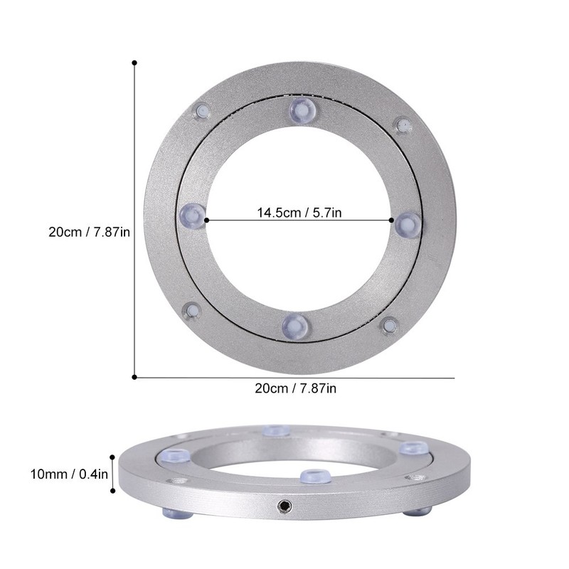 Heavy Duty Aluminium Alloy Rotating Bearing Turntable Round Dining Table
