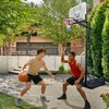 Basketball Hoop Outdoor 10ft Adjustable, Portable Basketball Hoop Goal System