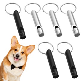 UEKPDM 6 Pcs Dog Whistles For Recall, Dog Whistle, Dog Whistle To Stop Barking, Dog Whistles, Dog Training Whistle, Loud Sound Whistle For Outdoor Camping Hiking, Dog Recall For Most Breeds