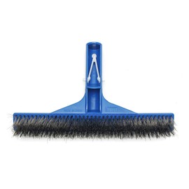 Bticx 10 inch Heavy Duty Stainless Steel Wire Pool Algae Brush for Pool Broom Brushes for Swimming Pool Tile Wall and Above Ground Pool Concrete and Gunite Pools and Walkways