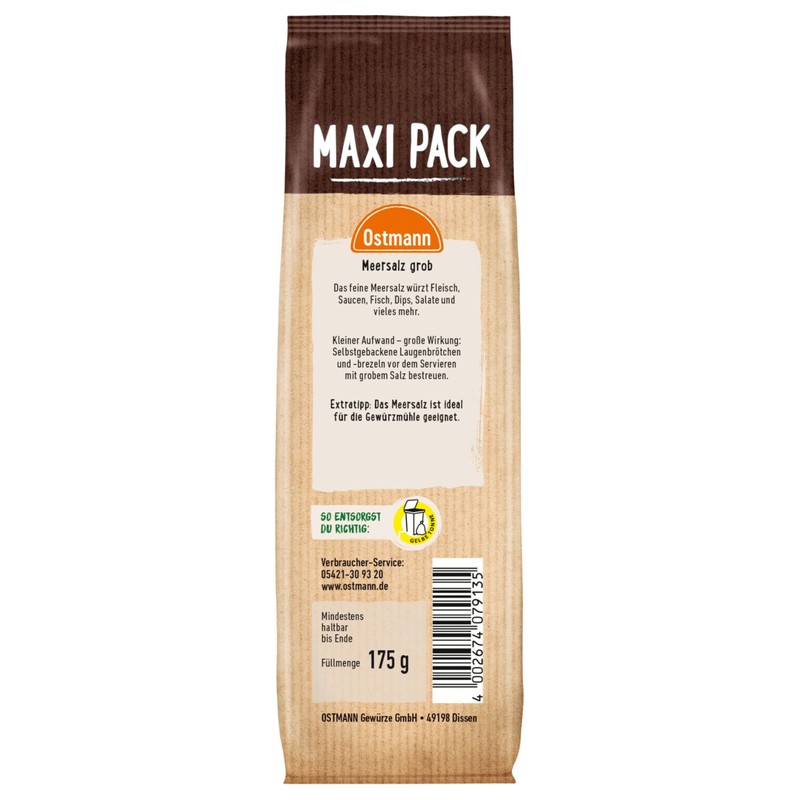 Ostmann Coarse Salt 175g