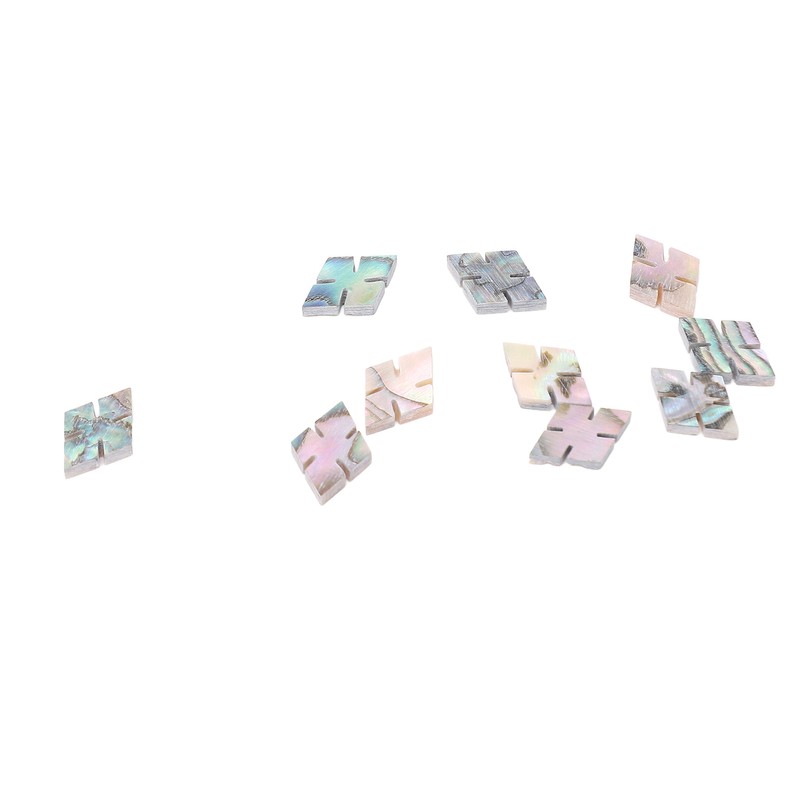 10 Pcs Guitar Fingerboard Inlay Abalone Shell Exquisite Beautiful Fretboard