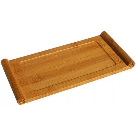Unbranded Bamboo Vanity Tray Bathroom Tray Storage Tray Bathroom Accessorie 10.5 * 5 in
