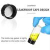 JIUWU 10 Pack Glass Vials,10 ml Glass Bottle with Screw