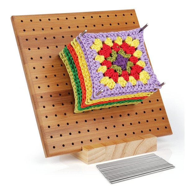 Coopay Crochet Blocking Board, Wooden Crochet Blocking Board and 20