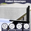Aisikoo Table Tennis Net 1.75 m - Portable Table Tennis