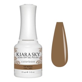 KIARA SKY Gel Polish | Soak-Off All In One 0.5 fl oz | G5021 Top Notch (Sunkissed Brown Shade)