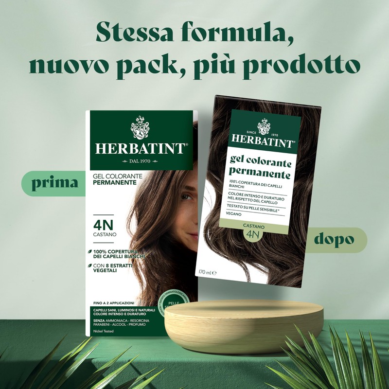 Herbatint Permanent Hair Colour 4N Brown - 170ml | Ammonia