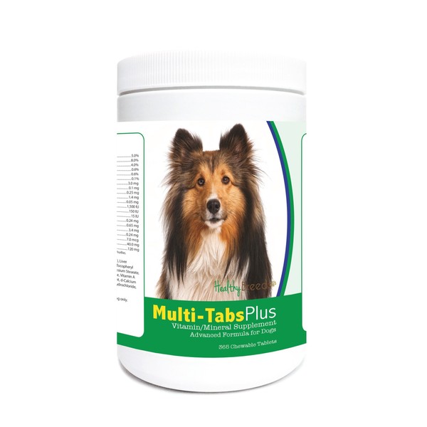 Healthy Breeds Healthy Breeds Shetland Sheepdog Multi-Tabs Plus Chewable Tablets