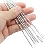 Coufce 6 Pieces Stainless Steel Meat Trussing Needle Cooking Twine