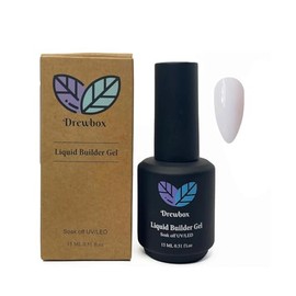 Drewbox Builder Gel for Nails, Soak Off LED/UV Nail Extension Gel, 15 ml (Ice Queen)