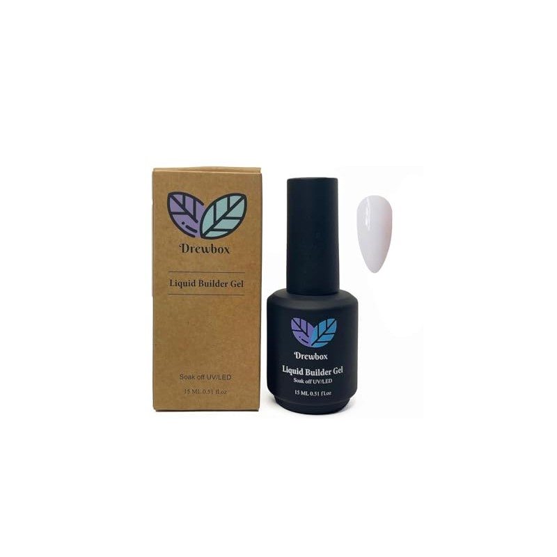 Drewbox Builder Gel for Nails, Soak Off LED/UV Nail Extension