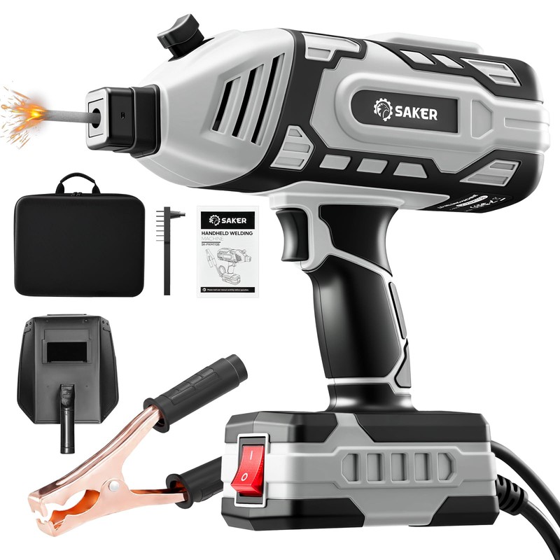 Saker Portable Welding Machine, 110V Arc Stick Welder with IGBT