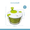 KitchenCraft Deluxe Salad Spinner and Dresser, BPA Plastic Free and