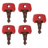 Replacement 702 Ignition Key, 5 Pieces Red Key for Jungheinrich