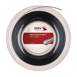 MSV Focus Hex String Reel - Black, 1.27mm