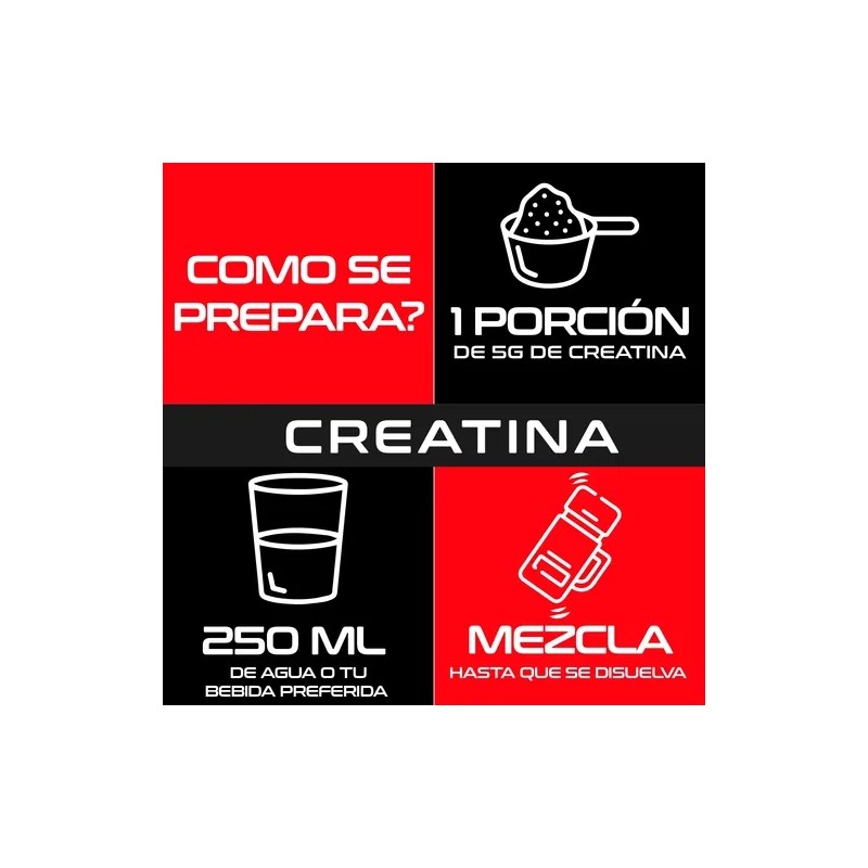 Creatina Monohidratada Maximo Protein 1kg 200 Porciones Moras