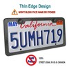 BGGTMO Anti Theft License Plate Frames -Carbon Fiber Patterns Metal