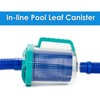 Inline Pool Leaf Canister Plastic Pool Cleaner Leaf Catcher Trap