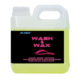 MIIGII Car Wash Soap with Paint Protection Coating - pH Balanced Car Shampoo - Rich Suds & Deep Cleaning - All Vehicles - 1000ml (34oz)