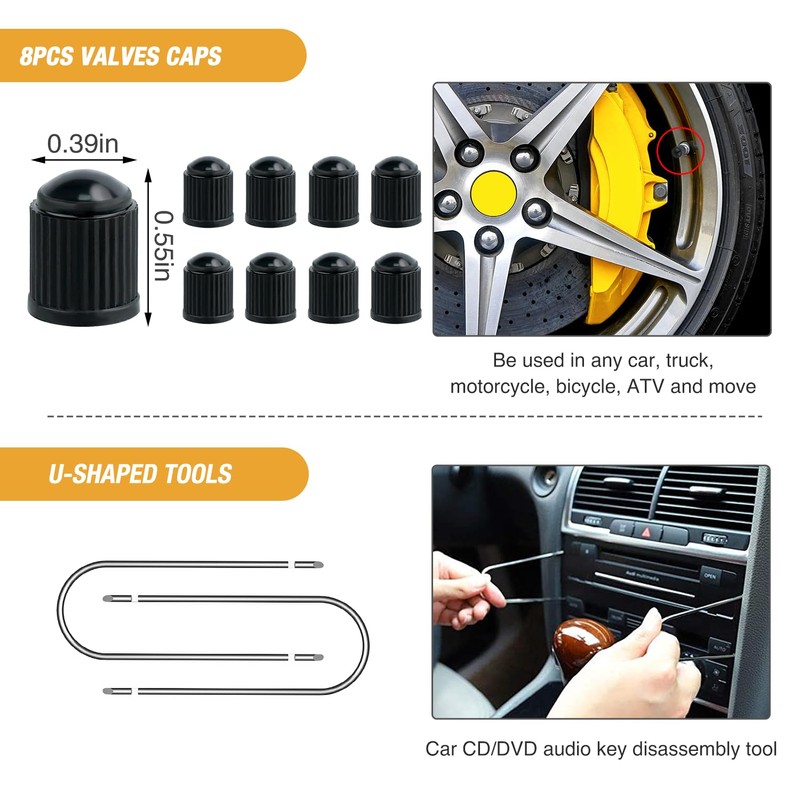 GOOACC 330Pcs Trim Removal Tool, Auto Push Pin Bumper Retainer
