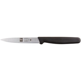 ICEL Cutlery 241306010-4" Serrated Paring Knife, Black