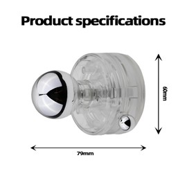 Powerful Suction Cup Glass Mirror Door Handle, Bathroom Shower Grab Bar, Kitchen Drawer Cabinet Knob, Bathtub Shower Handle, Transparent