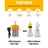 JC-LGL LED Temporary Work Light 150W, 5000K 18,000lm Outdoor Construction