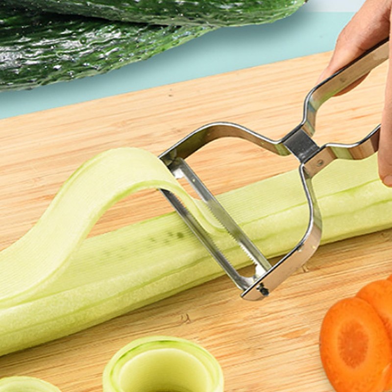 SharpPeel Stainless Steel Julienne Vegetable Peeler – Super-Sharp Blade Matchstick-Sized
