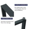 BOTAOYIYI Table Legs 28 inch, Dining Table Legs Heavy Duty,Metal