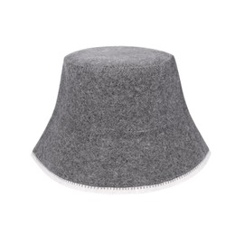 Sauna Hat,Natural Wool Sauna Hat for Men and Women,Traditional Sauna Cap,Fisherman